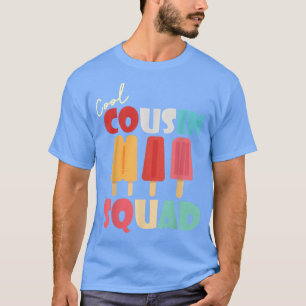 Popsicles Cool Cousin Squad Matching Summer Family T-Shirt