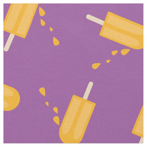 Popsicles Cute Kids Summer Fabric