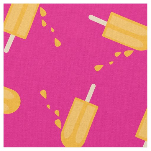 Popsicles Cute Kids Summer Fabric