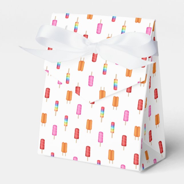 Popsicles Favor Box (Front Side)