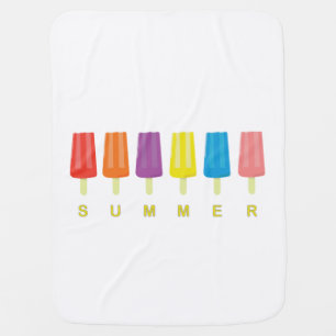 Popsicles for my summer T-Shirt Baby Blanket