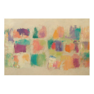 Popsicles Horizontal Stone Abstract Print
