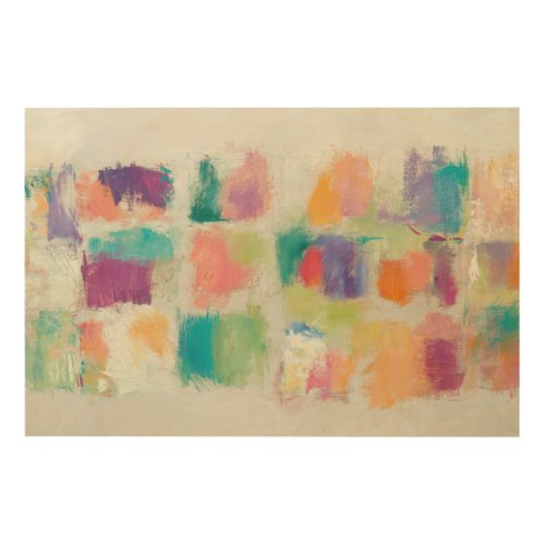 Popsicles Horizontal Stone Abstract Print