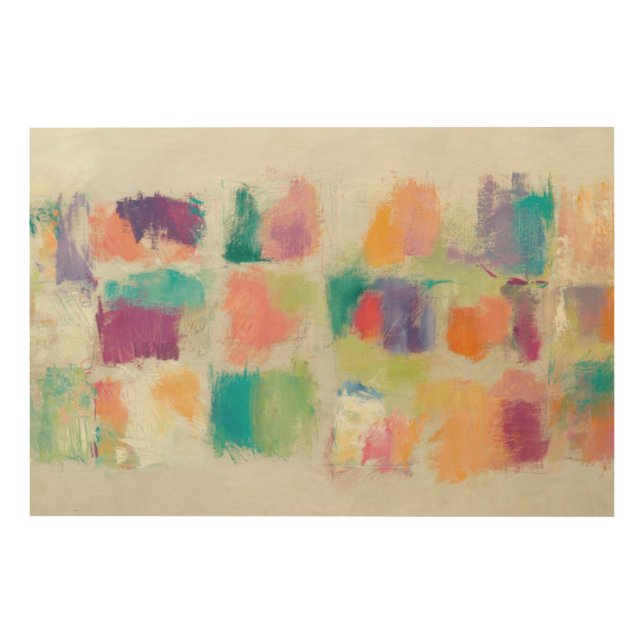 Popsicles Horizontal Stone Abstract Print (Front)
