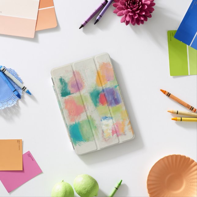 Popsicles Horizontal Stone Abstract Print iPad Mini Cover (In Situ)