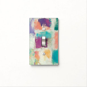 Popsicles II Stone Abstract Print   Mike Schick Light Switch Cover
