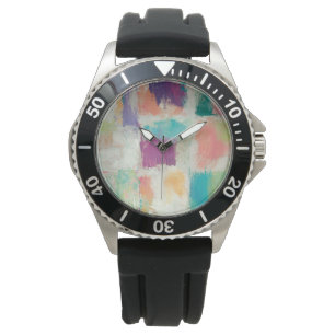 Popsicles II Stone Abstract Print Mike Schick Watch