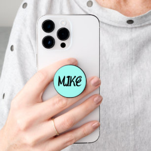 POPSOCKET BLUE CUSTOM NAME PHONE GRIP