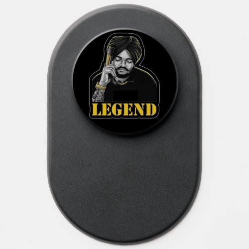PopSocket With Sidhu Moose Wala Legend logo Print
