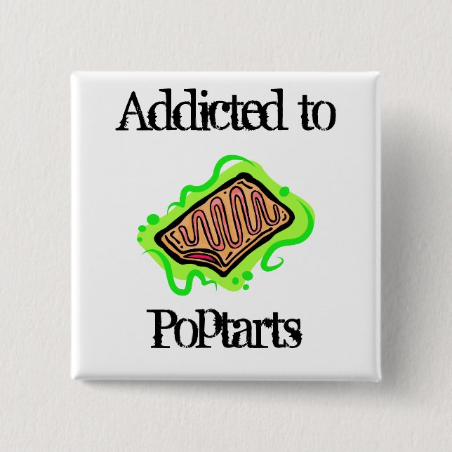 Poptarts Pinback Button (Front)