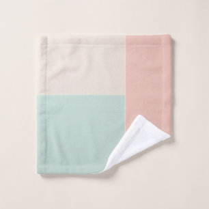 Popular Abstract Blush Pink Mint Collection Bath Towel Set