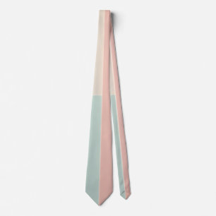 Popular Abstract Blush Pink Mint Collection Neck Tie