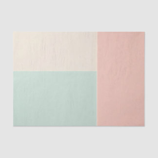 Popular Abstract Blush Pink Mint Collection Tissue Paper