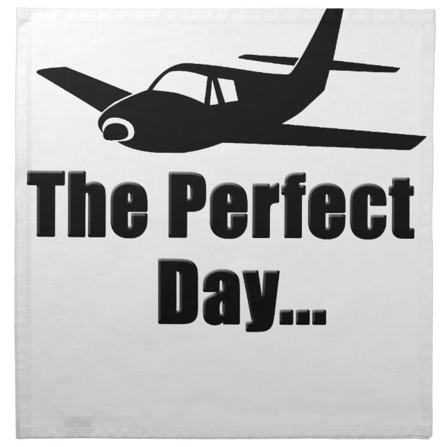 Popular Airplane Napkin (Front)