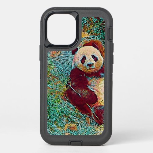 popular Animals _ Panda 1 OtterBox Defender iPhone 12 Case
