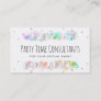 *~* Popular Balloons Rainbow Party Event Planner Business Card