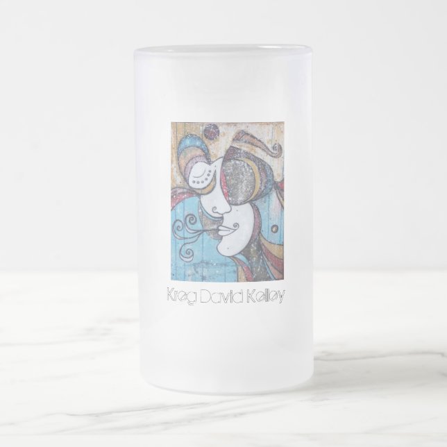 "Popular Breeze" Glass Beer Mug (Center)