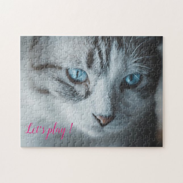 Popular Cat Design Gift Jigsaw Puzzle (Horizontal)