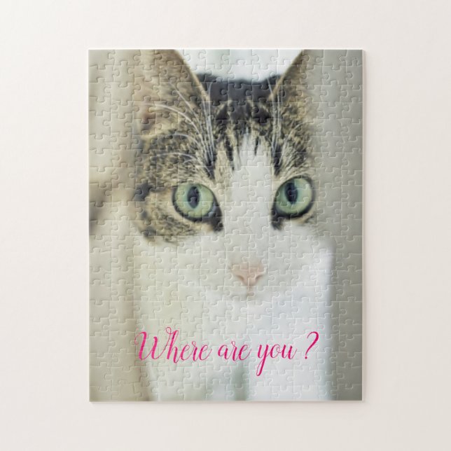 Popular Cat Design Gift Jigsaw Puzzle (Vertical)