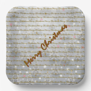 Popular Christmas Luxury Christmas Trees Paper Plates