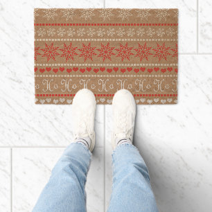 Popular Christmas Pattern Fiber Doormat