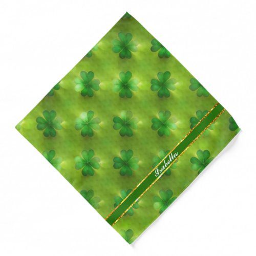 Popular Clover 4 Lists Green Collection Bandana
