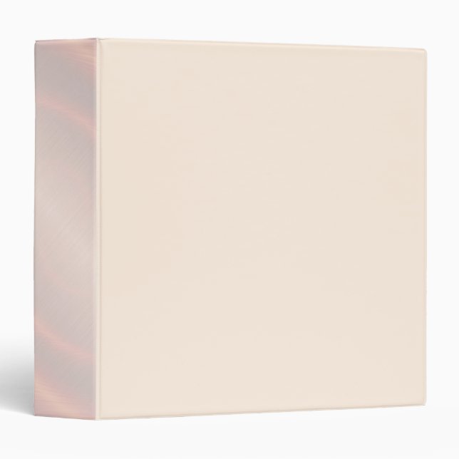  Popular delicate cream. 3 Ring Binder (Front/Spine)