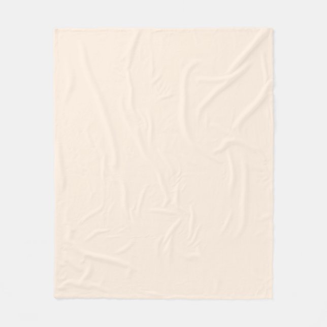  Popular delicate cream.  Fleece Blanket (Front)