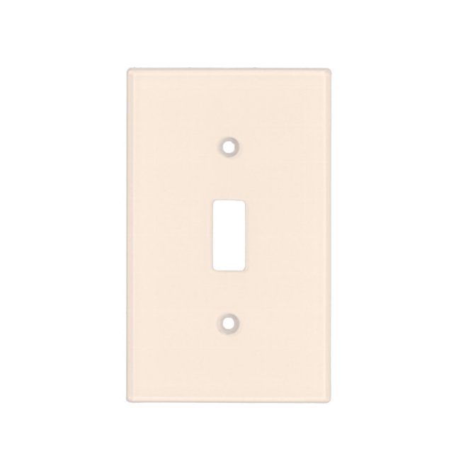  Popular delicate cream.  Light Switch Cover (Front)