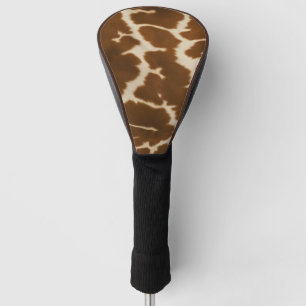 Popular Elegant Cow Faux Leather Collection Golf Head Cover