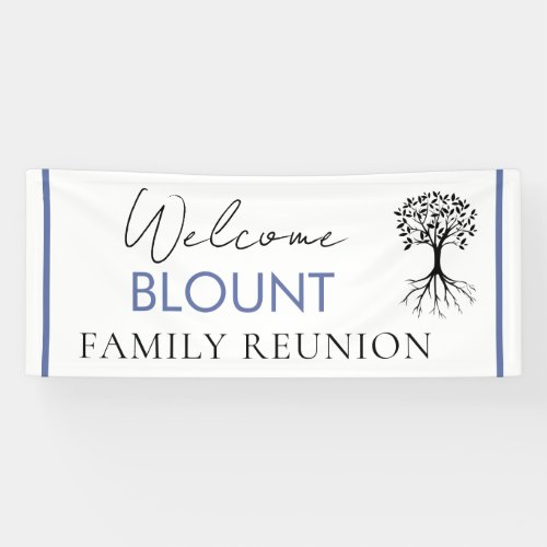 Popular Family tree Reunion banner