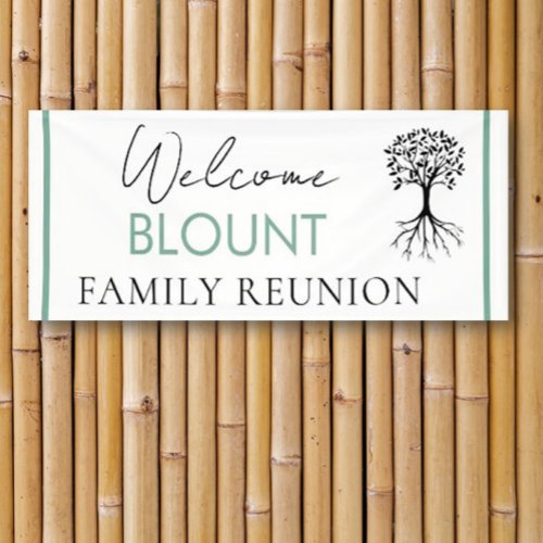 Popular Family tree Reunion banner