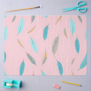 Popular Feathers Luxury Boho Collection Tissue Paper