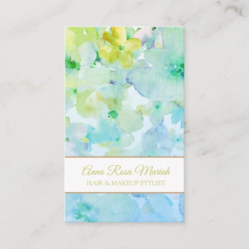  Popular Floral Pattern Girly Beauty Chic Spa Business Card