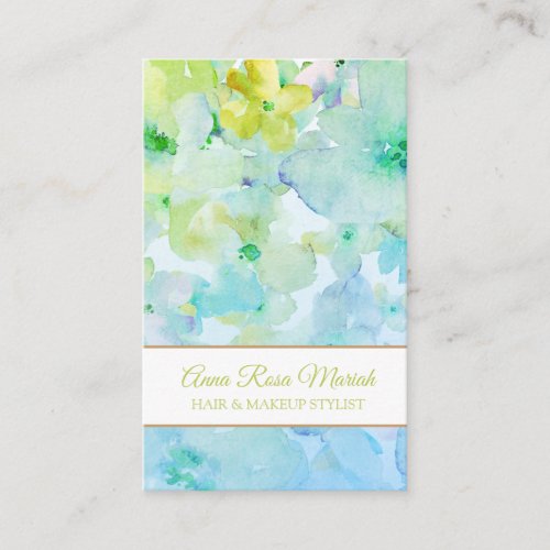 *~* Popular Floral Pattern Girly Beauty Chic Spa Business Card