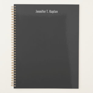 Popular Font Grey Professional Minimalist Planner