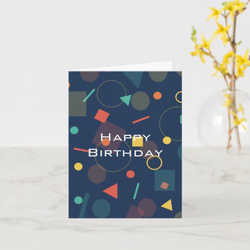 Popular Geometric design Card