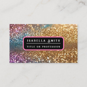 Popular Glitter Opal Holographic Collection Business Card