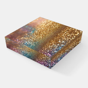Popular Glitter Opal Holographic Collection Paperweight