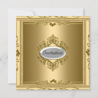 Popular gold Stylish Party Invitation