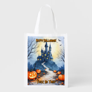 Popular Halloween Spooky Cute Collection Grocery Bag