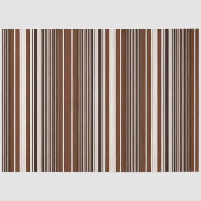 Popular Linen Luxury Brown White Colection Tissue Paper (Front)