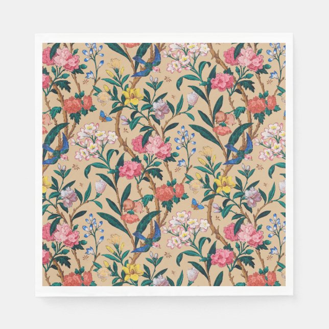 Popular pattern-birds, butterflies, bees... napkins (Front)