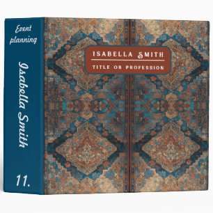 Popular Persian Beautiful Old Pattern Collection 3 Ring Binder