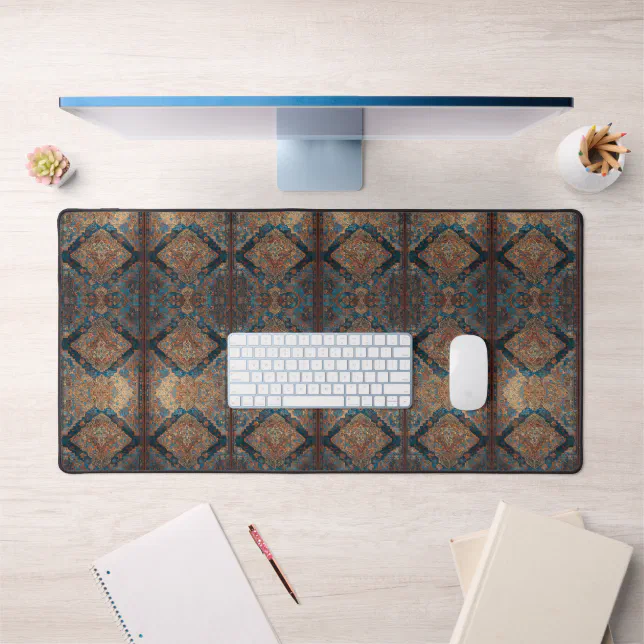 Desk Rug Pattern Popular Persian Beautiful Old Pattern Collection Desk Mat | Zazzle