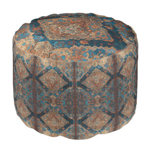 Popular Persian Beautiful Old Pattern Collection Pouf