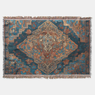 Popular Persian Beautiful Old Pattern Collection Throw Blanket
