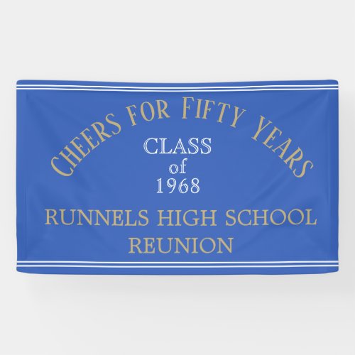 Popular pick FIFTY YEAR reunion banner