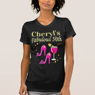 POPULAR PINK 50TH BIRTHDAY DIVA DESIGN T-Shirt