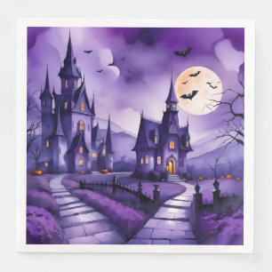Popular Pumpkin Halloween Autumn Collection Paper Dinner Napkins